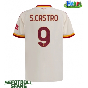 AS Roma Santiago Castro #9 Bortatröja 2026-27 Kortärmad